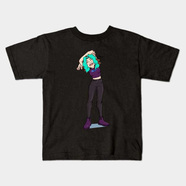 Lydia Kids T-Shirt by Kenna-sketches